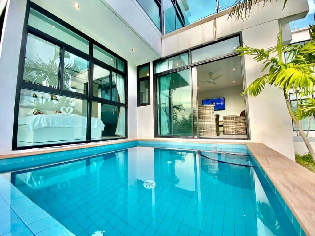 Private pool at 360 Degree Seaview Villa in Kamala Beach