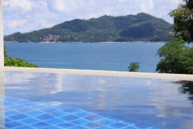 Private pool with sea view at Atika Villas in Phuket