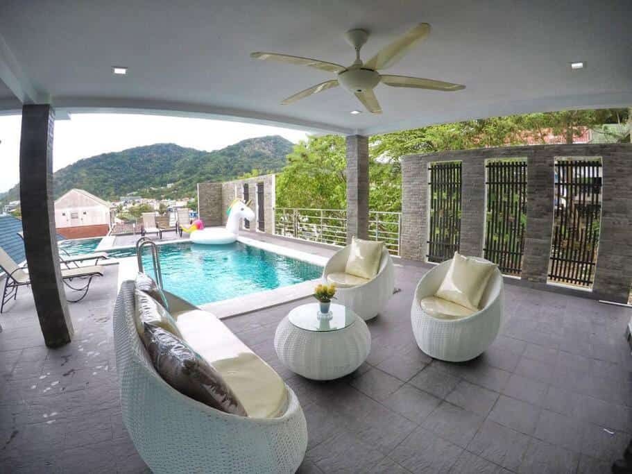 Swimming pool at Brand new villa in Patong Beach