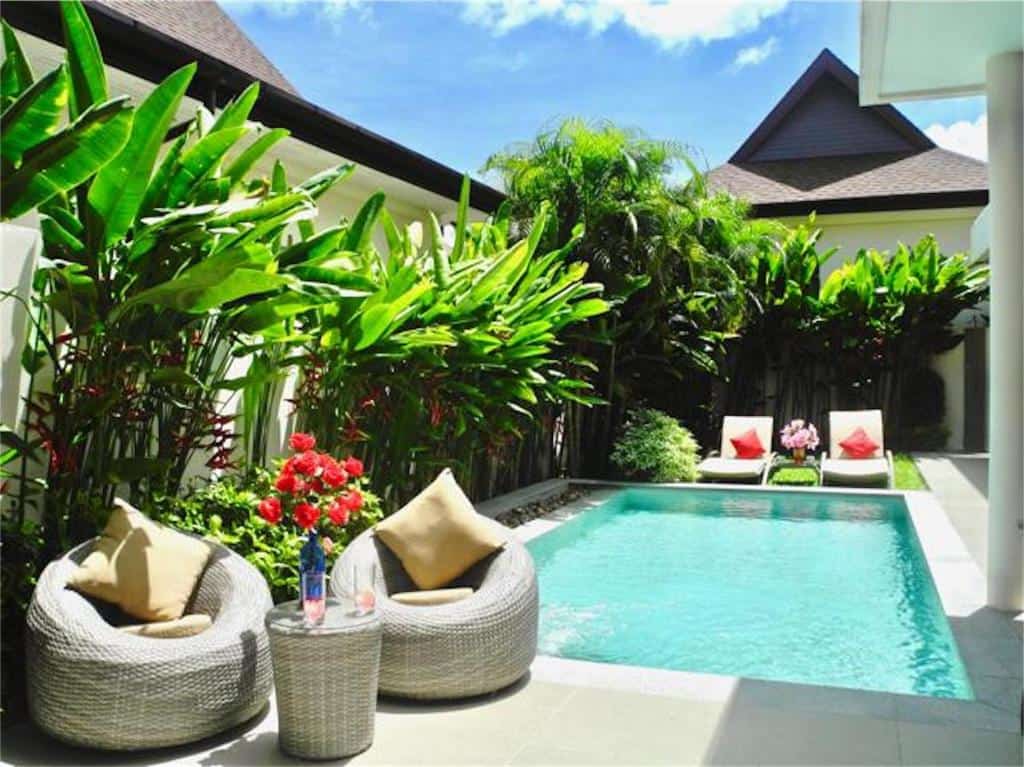 Private pool at Ka Villa in Phuket