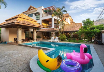 Exterior View with pool at Angel Pool Villas in Phuket Town