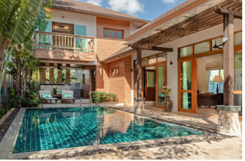 Private pool at Salika Beach Villa in Phuket