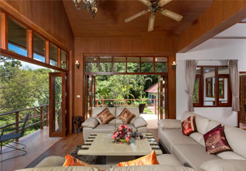 Spacious Bedroom at Patong Hill Estate 6 bedroom villas for large groups in phuket 